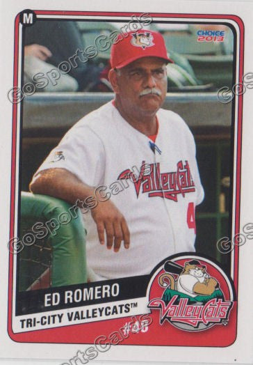 2013 Tri City ValleyCats Ed Romero