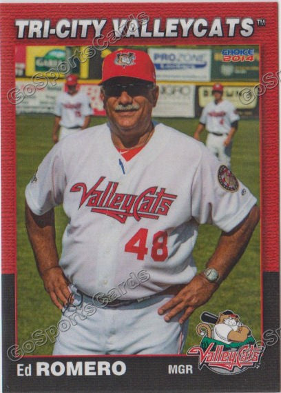 2014 Tri City ValleyCats Ed Romero