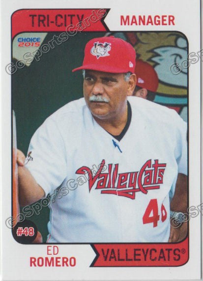 2015 Tri City ValleyCats Ed Romero