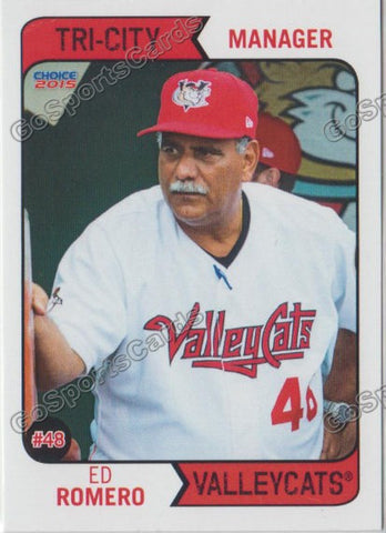 2015 Tri City ValleyCats Ed Romero