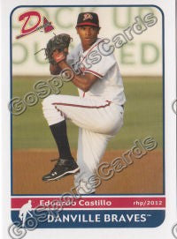 2012 Danville Braves Eduardo Castillo