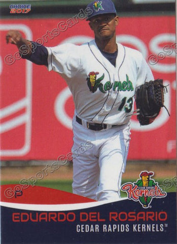 2017 Cedar Rapids Kernels Eduardo Del Rosario