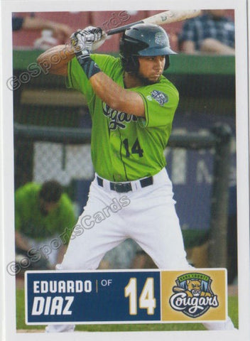 2018 Kane County Cougars Eduardo Diaz