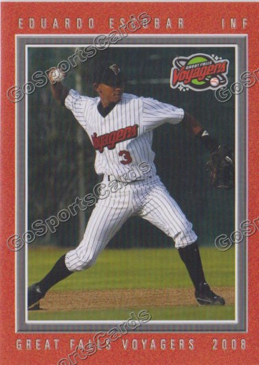 2008 Great Falls Voyagers Eduardo Escobar