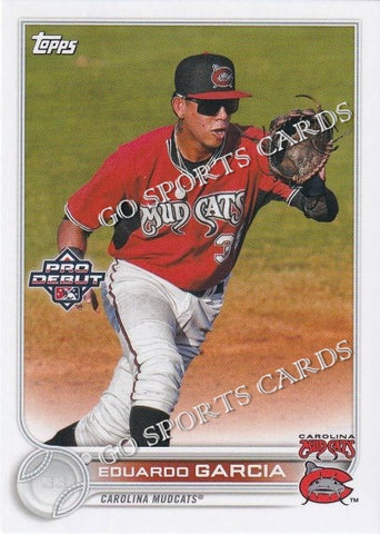 2022 Topps Pro Debut Eduardo Garcia PD-68