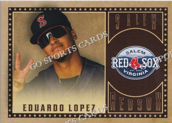 2022 Salem Red Sox Eduardo Lopez