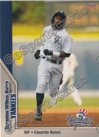 2012 Scranton Wilkes Barre Yankees Empire State Eduardo Nunez