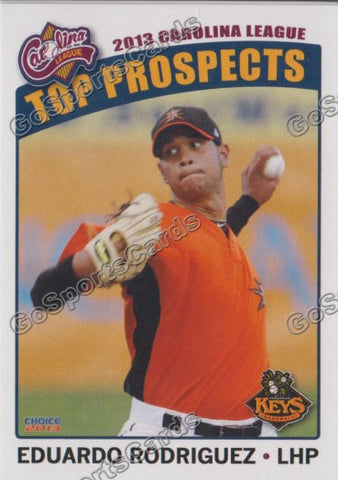 2013 Carolina League Top Prospect Eduardo Rodriguez