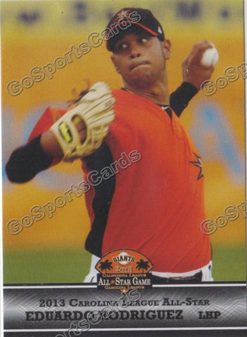 2013 Carolina League All Star Eduardo Rodriguez