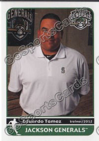 2012 Jackson Generals Eduardo Tamez