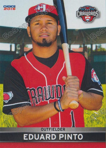 2016 Hickory Crawdads Eduard Pinto