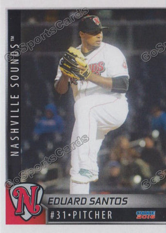 2016 Nashville Sounds Eduard Santos