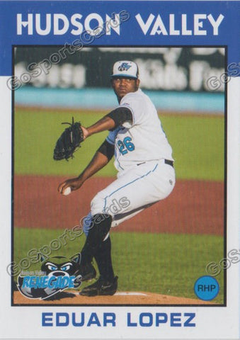 2016 Hudson Valley Renegades Eduar Lopez