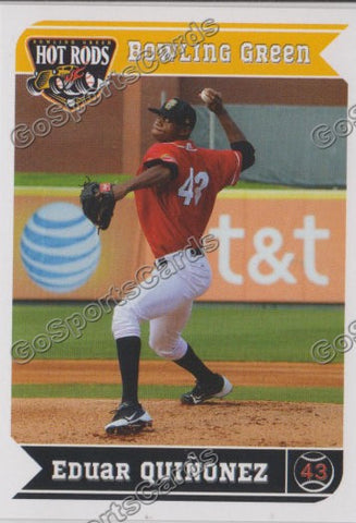 2013 Bowling Green Hot Rods Eduar Quinonez