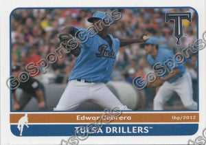 2012 Tulsa Drillers Edwar Cabrera