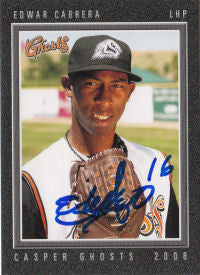 Edwar Cabrera 2008 Casper Ghosts (Autograph)