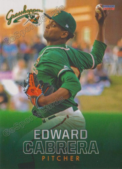 2018 Greensboro Grasshoppers Edward Cabrera