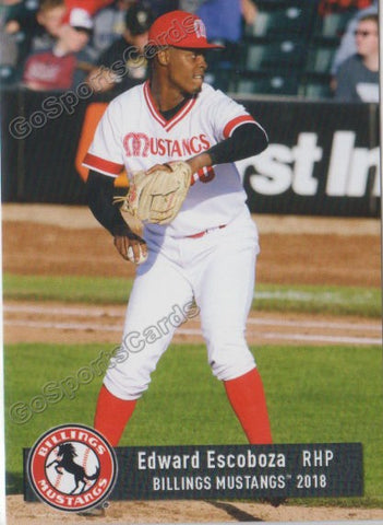 2018 Billings Mustangs Edward Escoboza