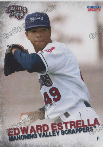 2014 Mahoning Valley Scrappers Edward Estrella