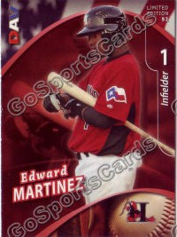 2009 Hickory Crawdads DAV SGA Edward Martinez
