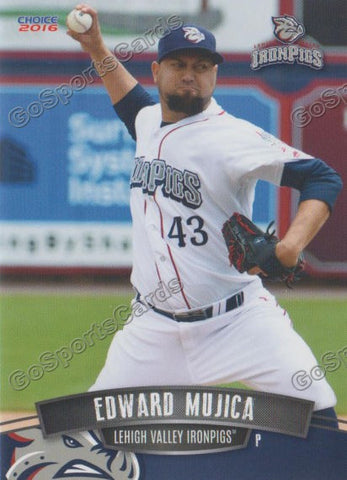 2016 Lehigh Valley IronPigs Edward Mujica