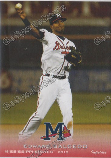 2013 Mississippi Braves Edward Salcedo