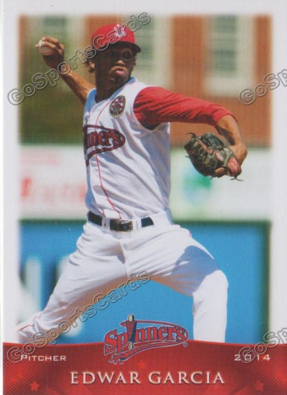 2014 Lowell Spinners Edwar Garcia