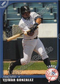 2007 Tampa Yankees Edwar Gonzalez