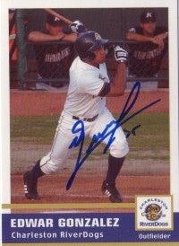 Edwar Gonzalez 2005 GrandStand Charleston RiverDogs (Autograph)