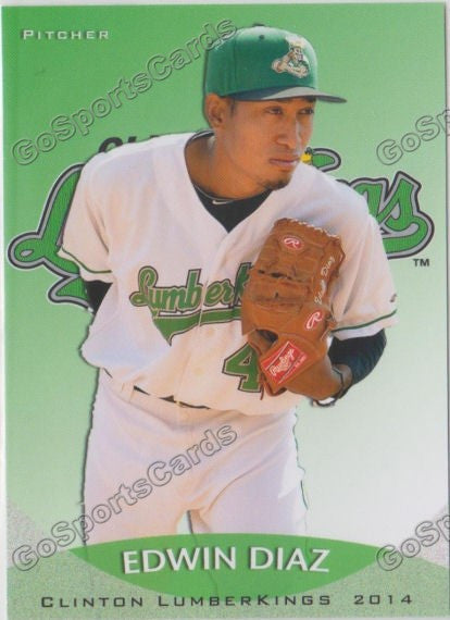 2014 Clinton LumberKings Edwin Diaz