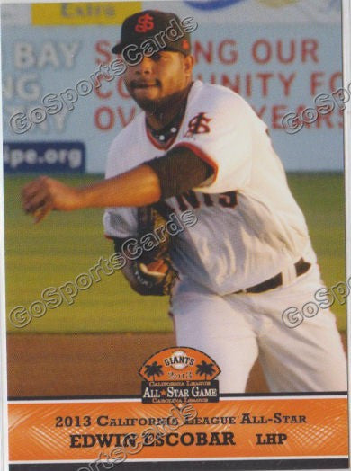 2013 California League All Star Edwin Escobar