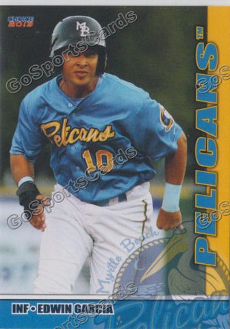 2013 Myrtle Beach Pelicans Edwin Garcia