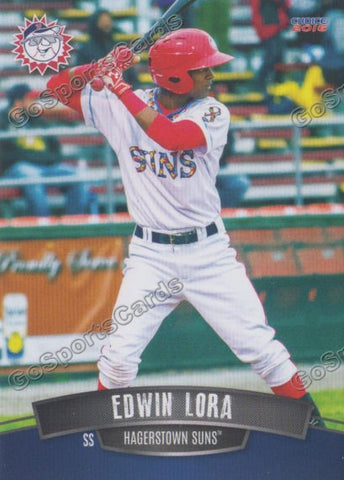 2016 Hagerstown Suns Edwin Lora