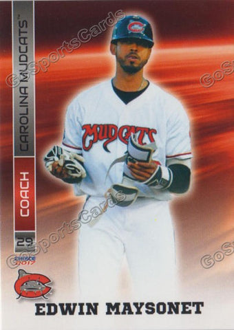 2017 Carolina Mudcats Edwin Maysonet