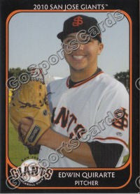 2010 San Jose Giants Edwin Quirarte