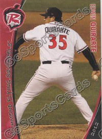 2012 Richmond Flying Squirrels Edwin Quirarte