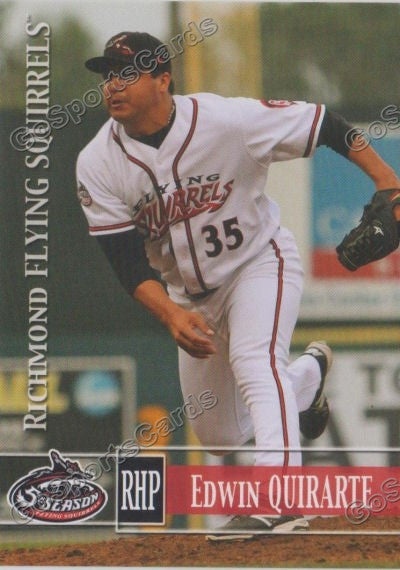 2014 Richmond Flying Squirrels Edwin Quirarte