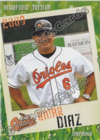2009 Bluefield Orioles Einar Diaz