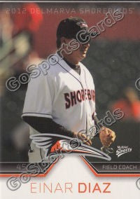 2012 Delmarva Shorebirds Einar Diaz