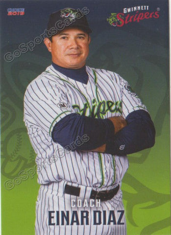 2019 Gwinnett Stripers Einar Diaz