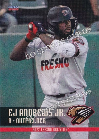 2022 Fresno Grizzlies EJ Andrews Jr