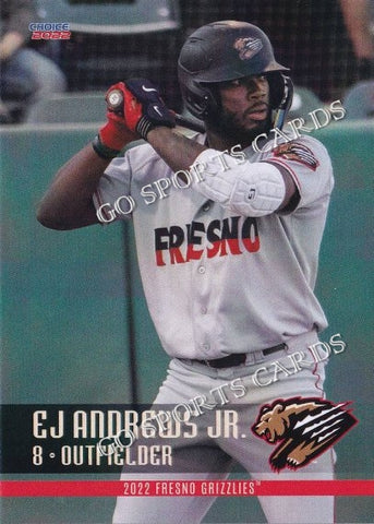 2022 Fresno Grizzlies EJ Andrews Jr