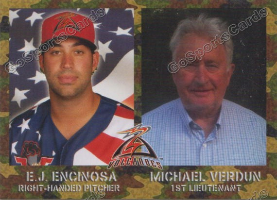 2014 Salem Keizer Volcanoes Military SGA EJ Encinosa
