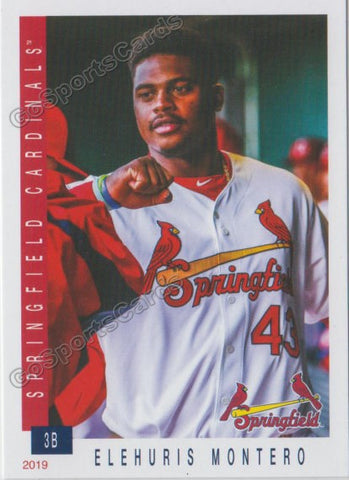 2019 Springfield Cardinals SGA Elehuris Montero