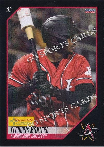 2022 Albuquerque Isotopes SGA Elehuris Montero