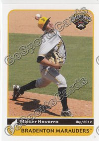 2012 Bradenton Marauders Eliecer Navarro