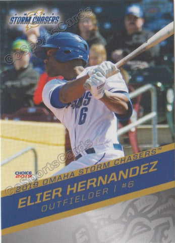 2019 Omaha Storm Chasers Elier Hernandez