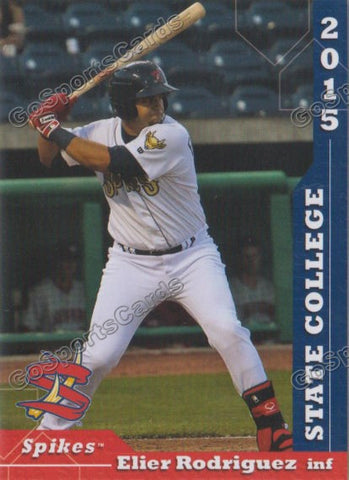 2015 State College Spikes Elier Rodriguez