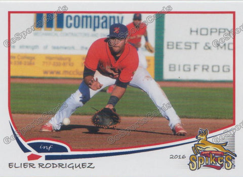 2016 State College Spikes Elier Rodriguez