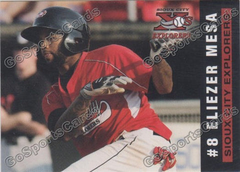 2013 Sioux City Explorers Eliezer Mesa